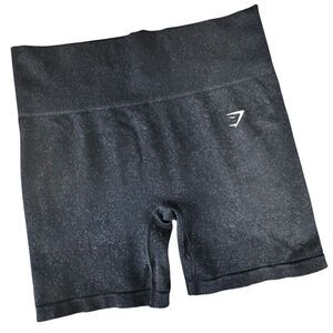 Gymshark Flex Stretch Compression Shorts in Black Charcoal Grey Size Large Worko